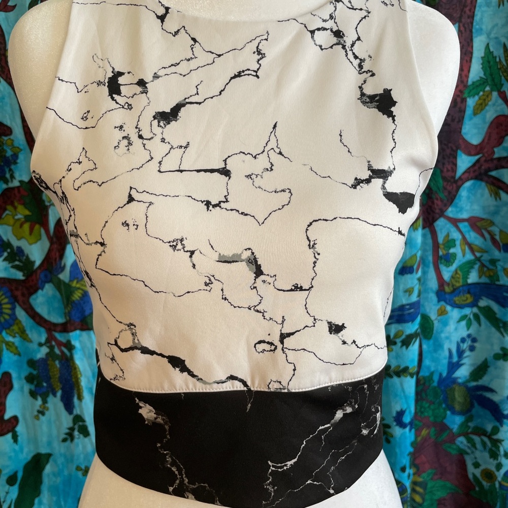 GUC Adidas Marble Print Crop